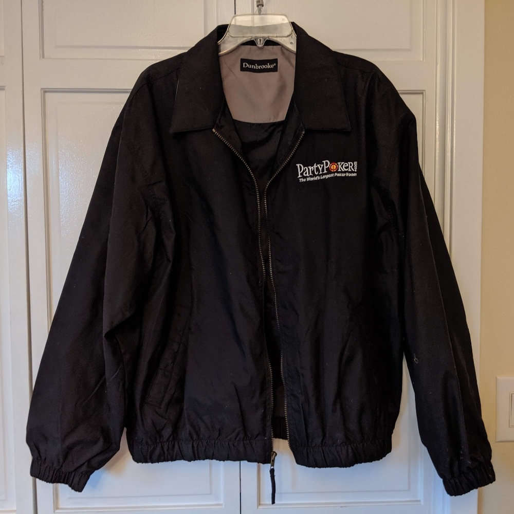 Mens  Party Poker jacket XL